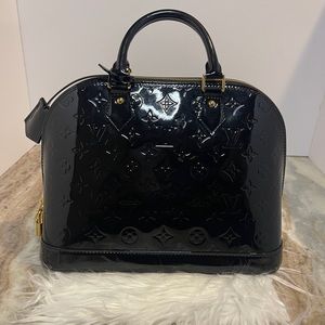 Louis Vuitton Alma Handbag Monogram Vernis GM
